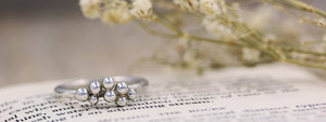 Sterling silver sea inspired ring by Gemma Tremayne Jewellery