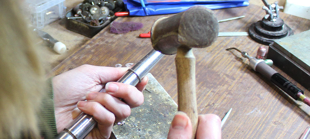 Jeweller sizing ring, handmade by Gemma Tremayne Jewellery